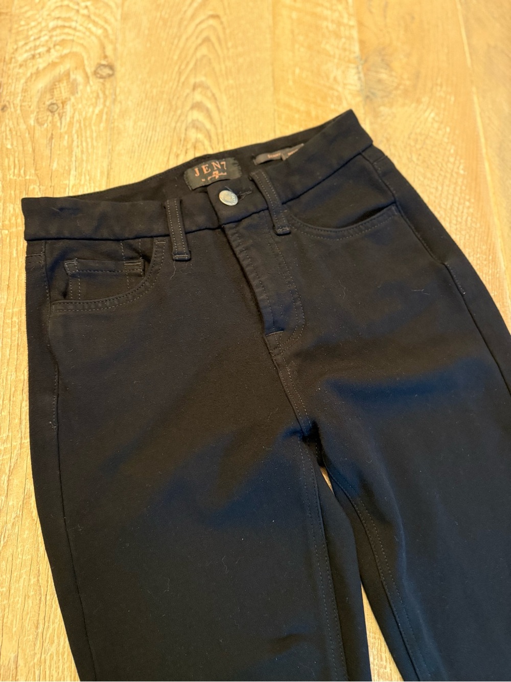 Jen 7 for All Mankind Women's Black Stretch Skinny Jeans size 0